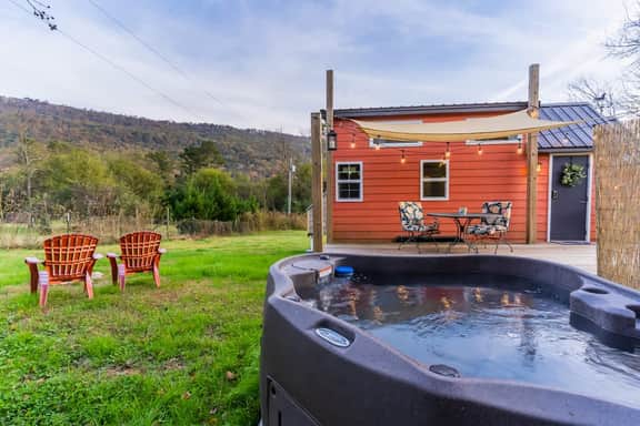 Redbud Tiny Home with a Hot Tub and Mountain Views - Image 2